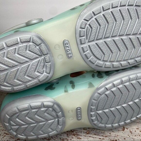 Crocs Women's Carlie Leopard Fade Clog Mule Shoes 6 - Picture 10 of 10